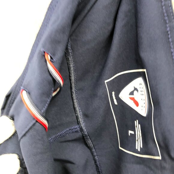 Rossignol Running Shorts Womens Large L Navy Blue Zip Pocket Active Training - Picture 9 of 12